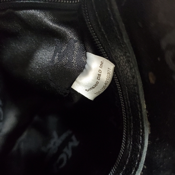 MCM Grained Calfskin Studded Boston Handbag - Picture 11 of 12